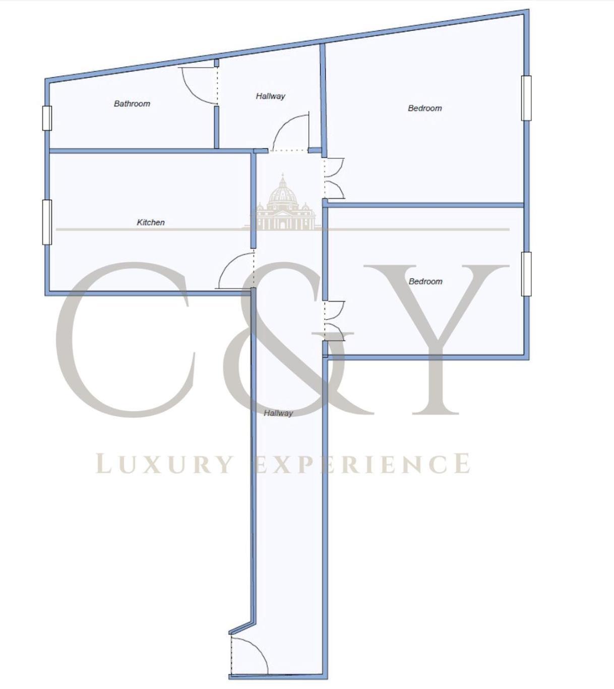 C&Y Apartments - Roma Prati - Luxury Double Studio With Kitchen 외부 사진
